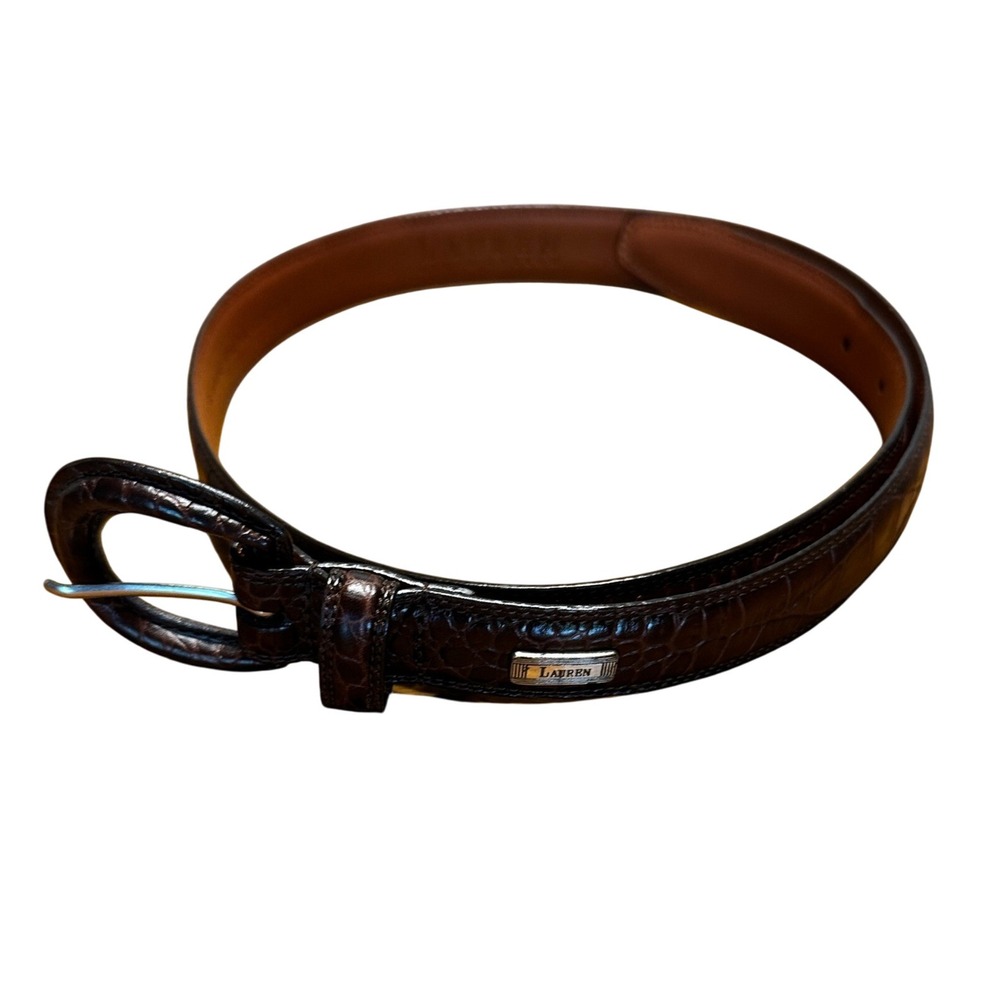 Lauren Ralph Lauren Brown Leather Belt